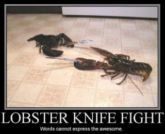 Lobster Knife Fight