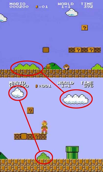 Résultats de recherche d'images pour « bush cloud mario »