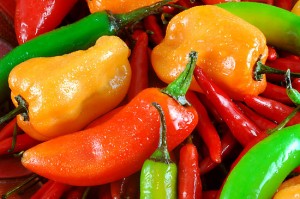 hot peppers