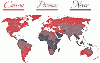 World Daylight Saving Time Map