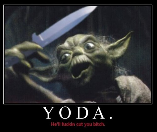 yoda demotivator