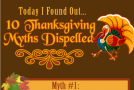 10 Thanksgiving Myths Dispelled