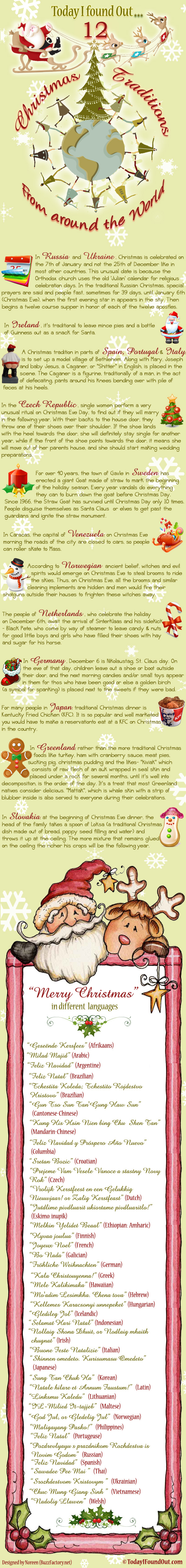 12 Christmas Traditions From Around The World
