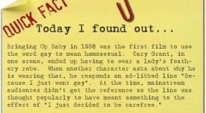 The First Time “Gay”, Meaning “Homosexual”, Was Used as Such in a Film