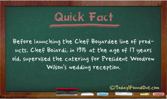  Chef Boyardee Catered a Wedding Reception for President Woodrow 