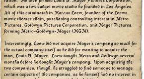 November 28th: Former Scrap-Metal Dealer, Louis B. Mayer, Who Later Helped Form MGM, Opens His First Movie Theater