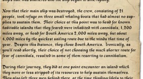 November 20th: A 160,000 Pound Sperm Whale Destroys the Whaling Ship, Essex, an Event that Partly Inspired the Novel Moby Dick