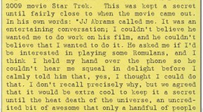 Wil Wheaton Did the Voices for Various Romulans on the 2009 Star Trek Film