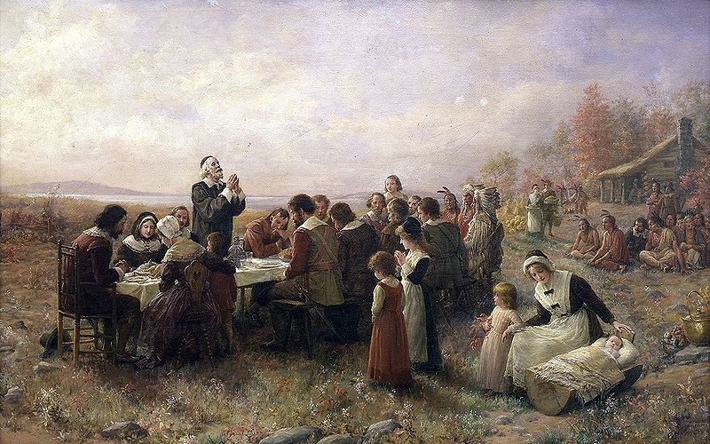  pilgrims celebrate