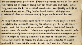 January 23rd: One of the Last Instances of a “Testimony of a Ghost” Being Given Credence to in a U.S. Court Trial Takes Place in the Murder of Elva Zona Heaster