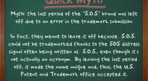 The Last Period of the “S.O.S” Brand was Not Left Off Due to an Error in the Trademark Submission