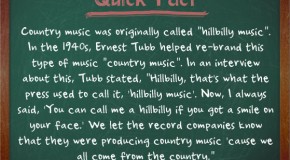 Country Music was Originally Called “Hillbilly Music”