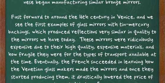 History of Mirrors
