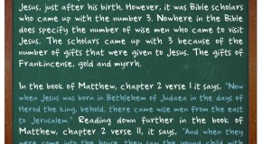 Nowhere In The Bible Does It Say That Three Wise Men Visited Jesus after His Birth