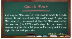 A Day On Mercury Is Actually Longer Than Its Year