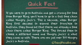 Burger King Had To Change Their Name To Operate In Australia
