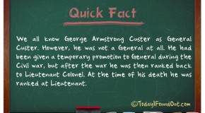 “General” Custer Wasn’t Actually a General During His “Last Stand”