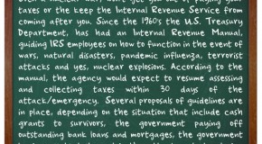 The United States IRS Has A ‘Continuity Plan’ In Place for How to Collect Taxes After a Nuclear Attack