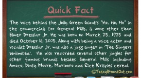 The Voice Of The Jolly Green Giant