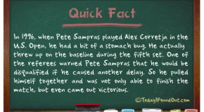 Pete Sampras Once was Almost Disqualified for Throwing Up During a Match
