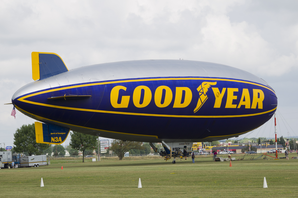 Test blimp crashes on first remote-controlled flight