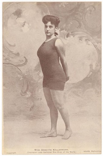 Annette Kellerman's one-piece swimsuit that got her arrested