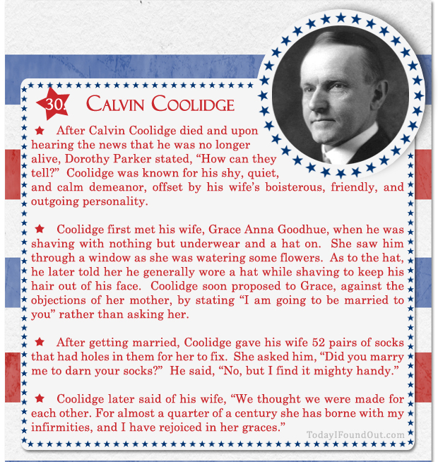 100+ Facts About US Presidents 30- Calvin Coolidge