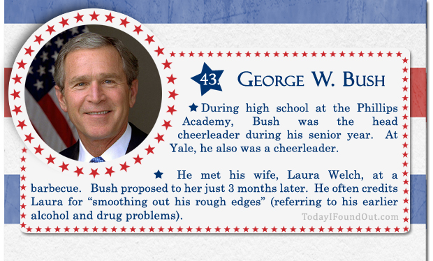 100+ Facts About US Presidents 43- George W Bush