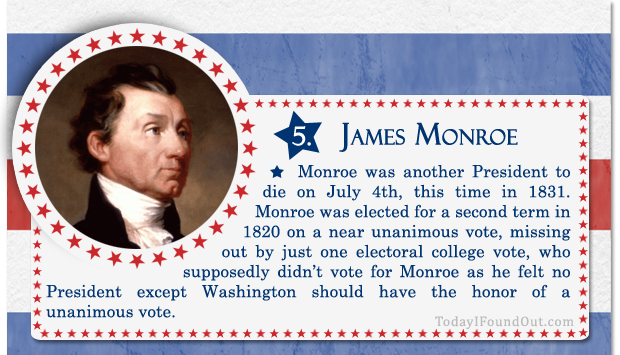 100+ Facts About US Presidents 5- James Monroe