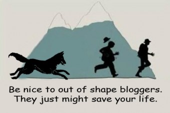 be nice to out of shape bloggers