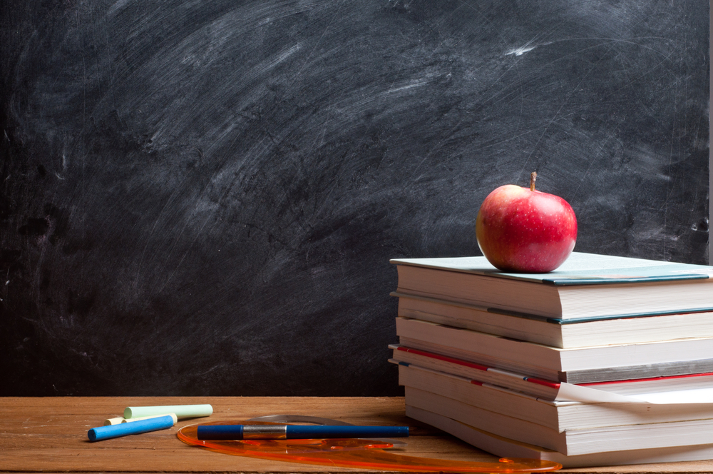 Image result for apple on a teacher's desk