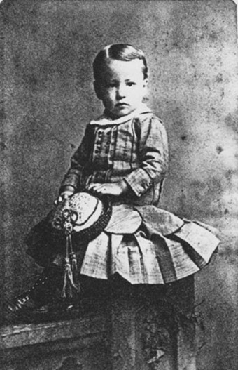 A Young boy in 1870