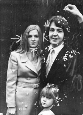 Beatle Paul McCartney weds Linda Eastman at Marylebone Register Office.