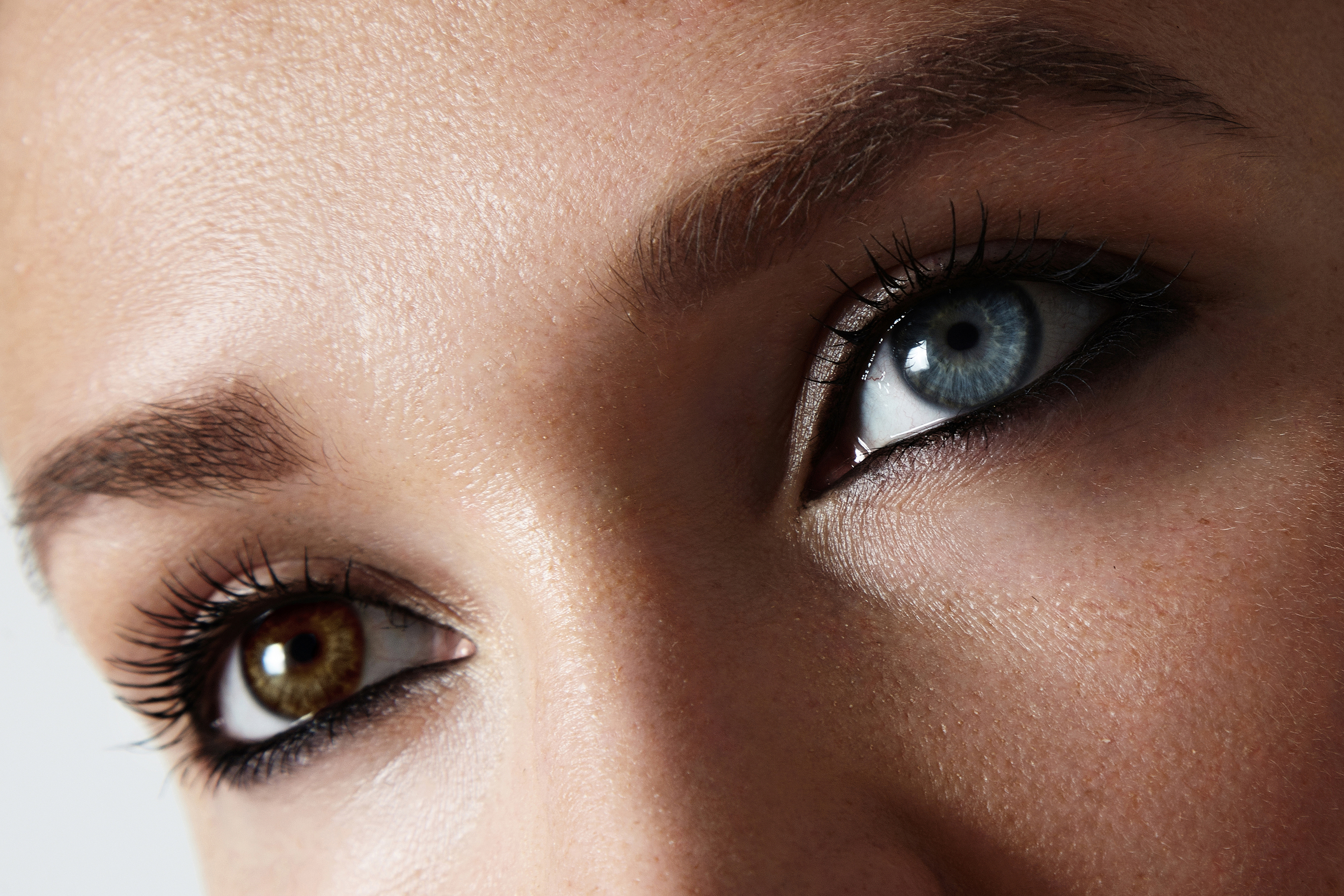 Different kinds of hazel eyes