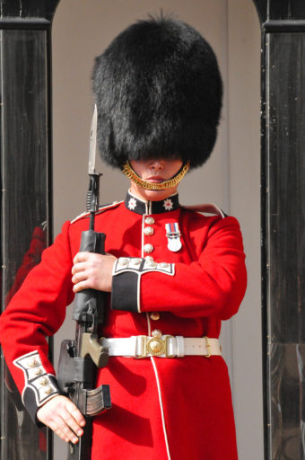 Can the Queen's Guard Really Not React to People While on Duty?