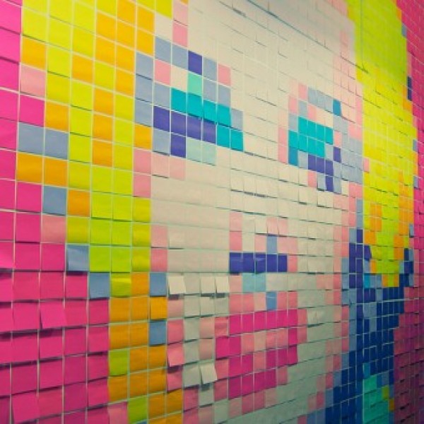 post it notes sticky all over