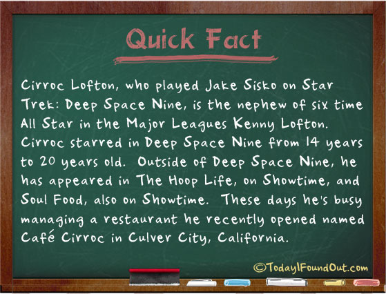 The Teen Who Played Jake Sisko On Star Trek Deep Space Nine Is The Nephew Of Former Mlb Star